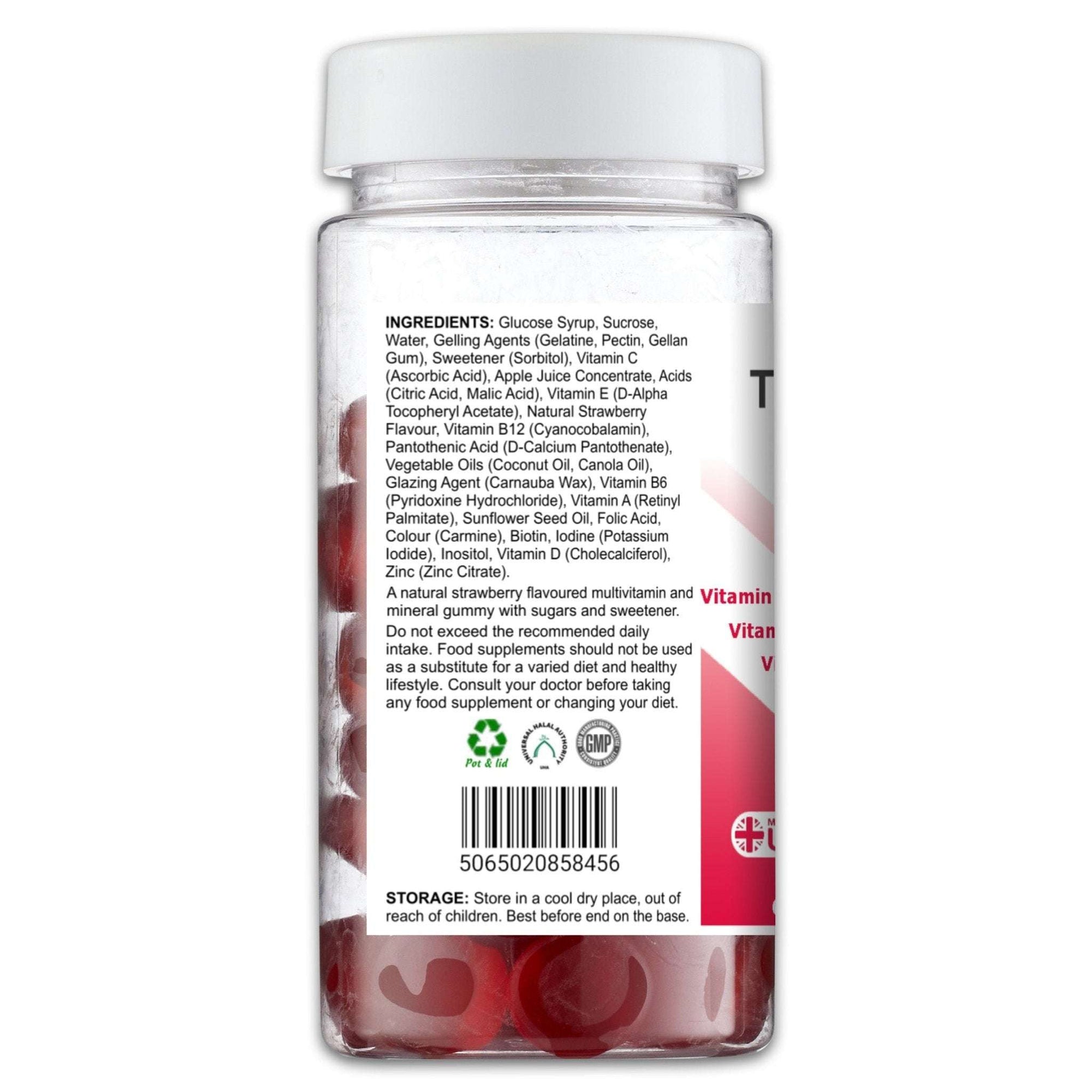Daily Multivitamin & Mineral Chewable Gummies for Adults | - The Health Improvers