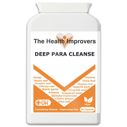 Deep Parasite Cleanse Gastrointestinal Supplement with Pumkin Seed | Vegan | The Health Improvers