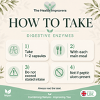 How to take Digestive Enzymes, one to two capsules with each main meal