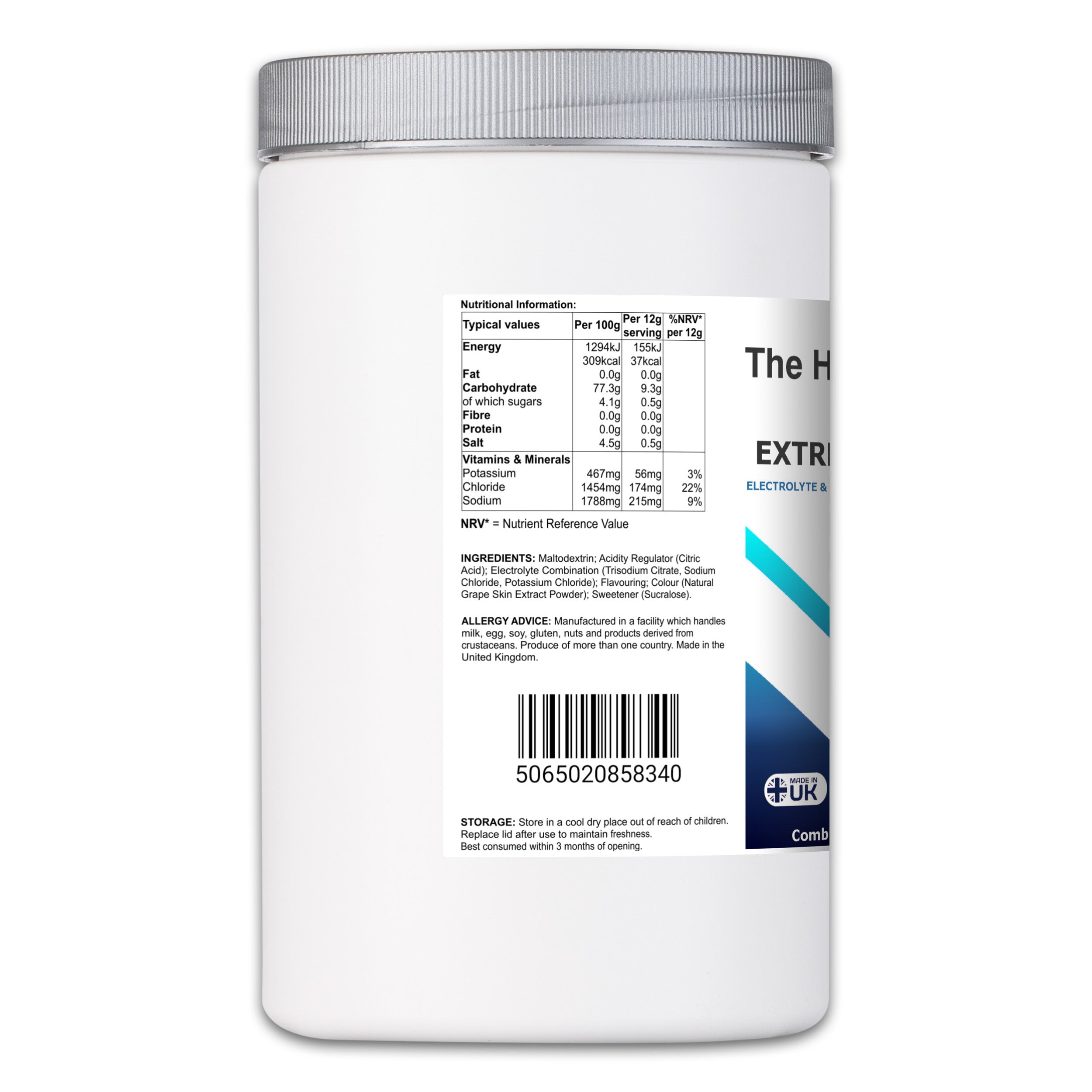 Extreme Hydration | Electrolyte & Carbohydrate Sports Performance Drink | The Health Improvers