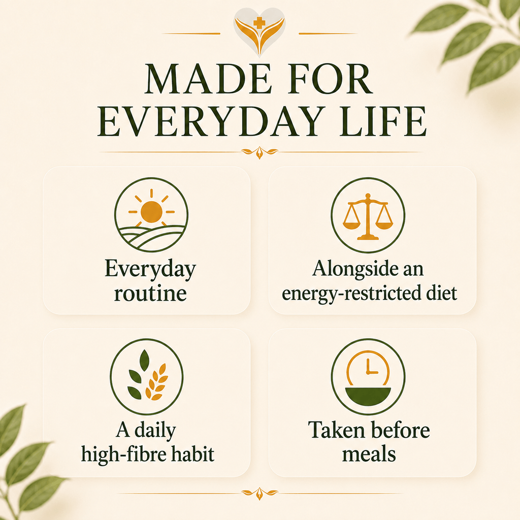 Fibre&More made for everyday life and daily wellness routines