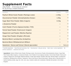 High-Fibre Bowel Blend - front of bottle - UK made vegan supplement