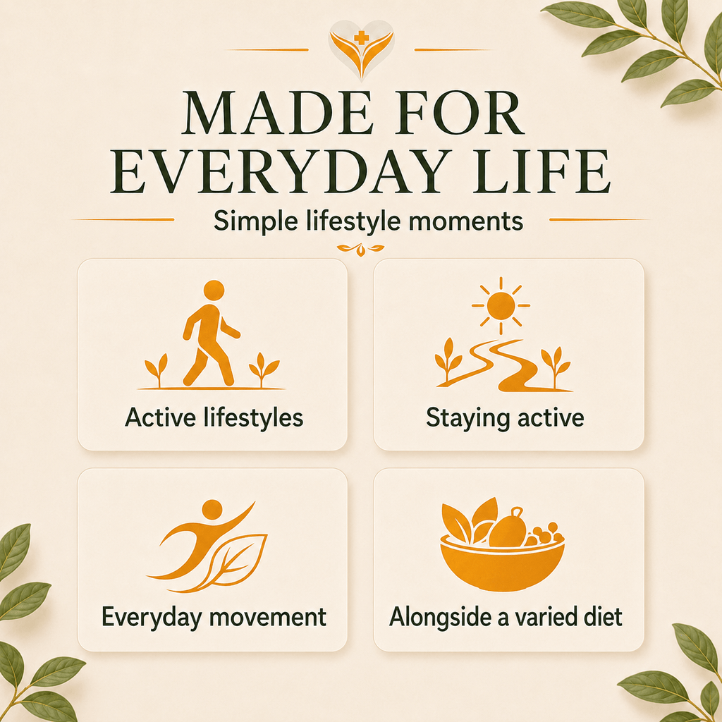 Glucosamine & Turmeric Complex made for active lifestyles and everyday movement
