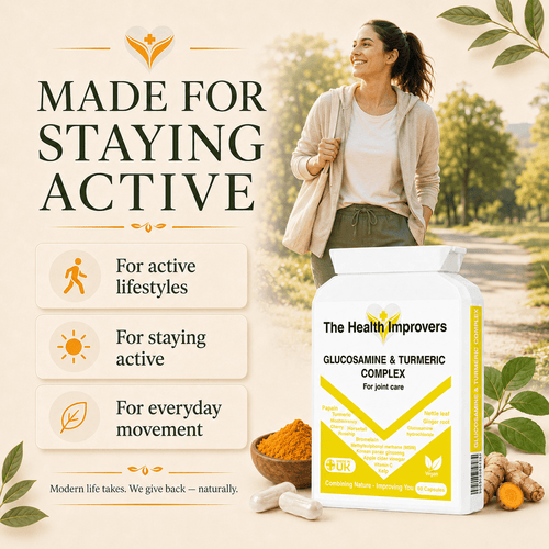Glucosamine & Turmeric Complex made for staying active as part of an everyday routine