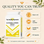 Glucosamine & Turmeric Complex quality standards, UK made and GMP certified