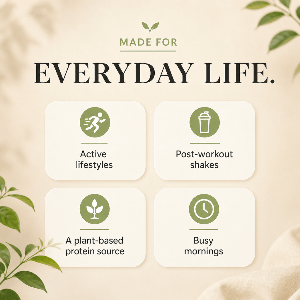 Hemp Protein made for active lifestyles, workout shakes and everyday routines