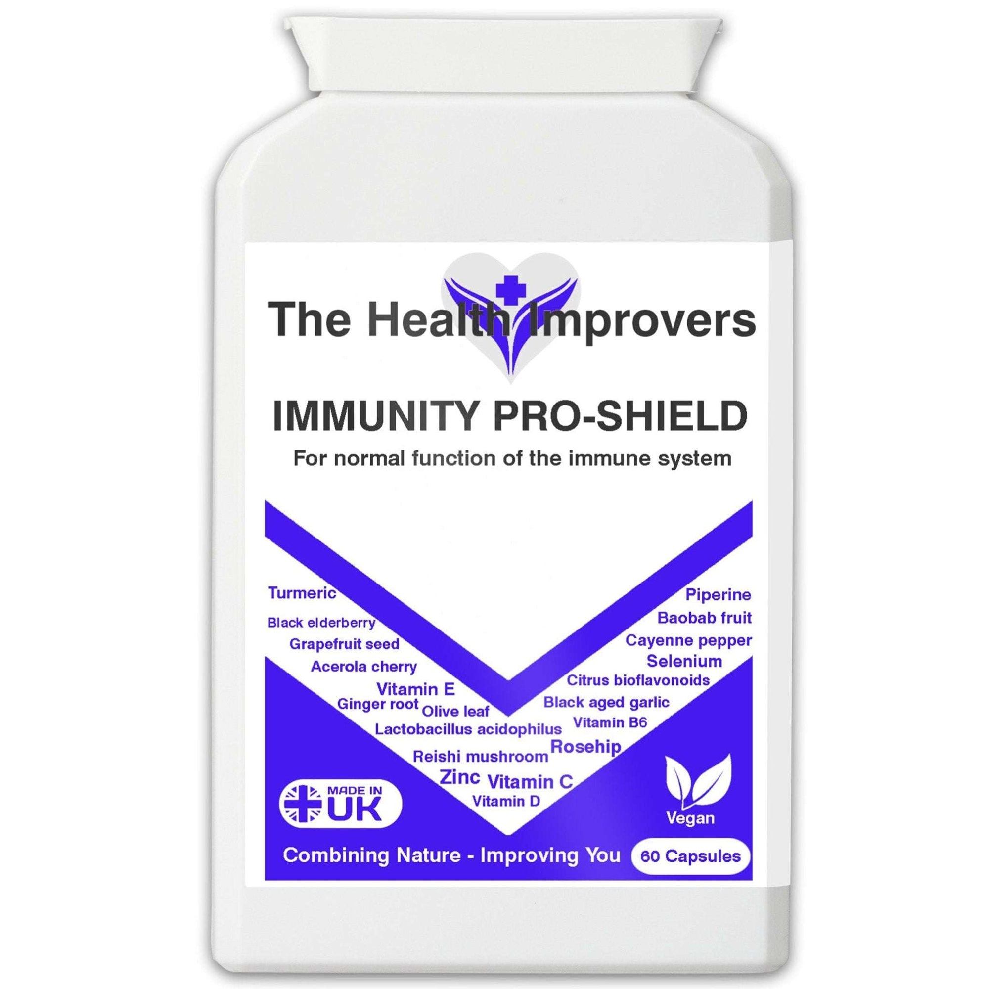 Immunity Pro - Shield Supplement | for Normal Function of the Immune System | Vegan - The Health Improvers