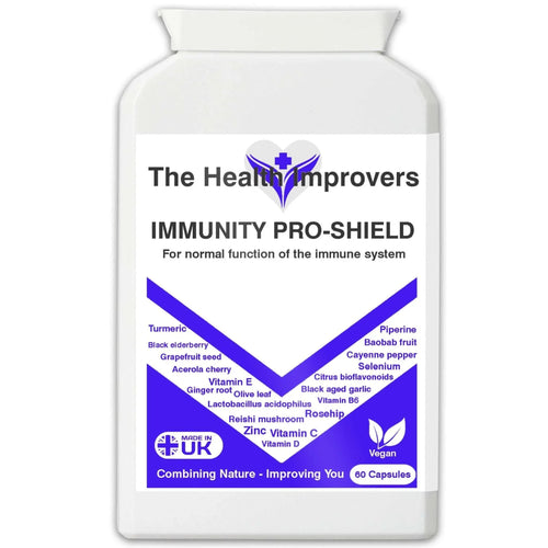 Immunity Pro-Shield Supplement for Improved Function of the Immune System | Vegan - The Health Improvers