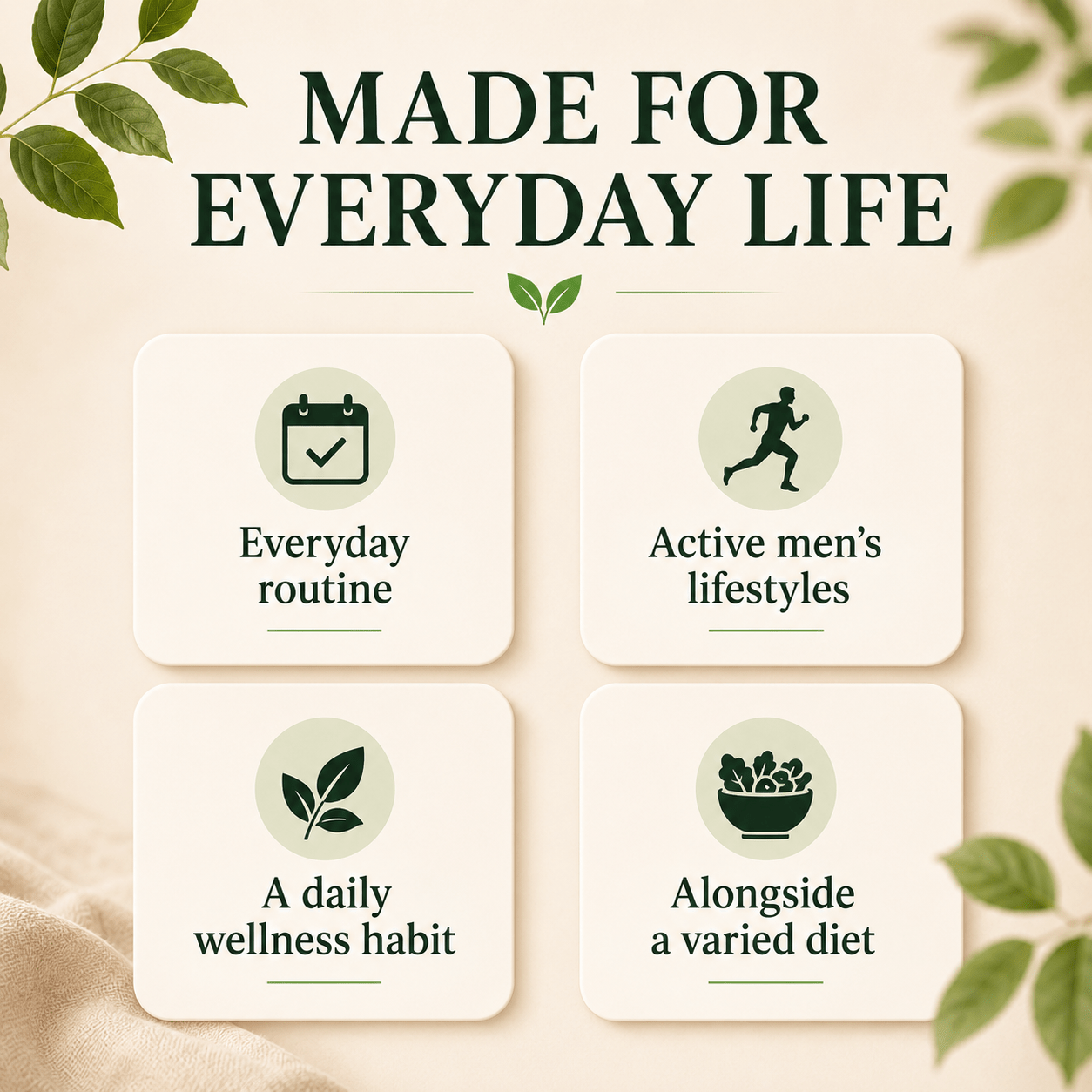 Maca Complex made for everyday life and active men's routines