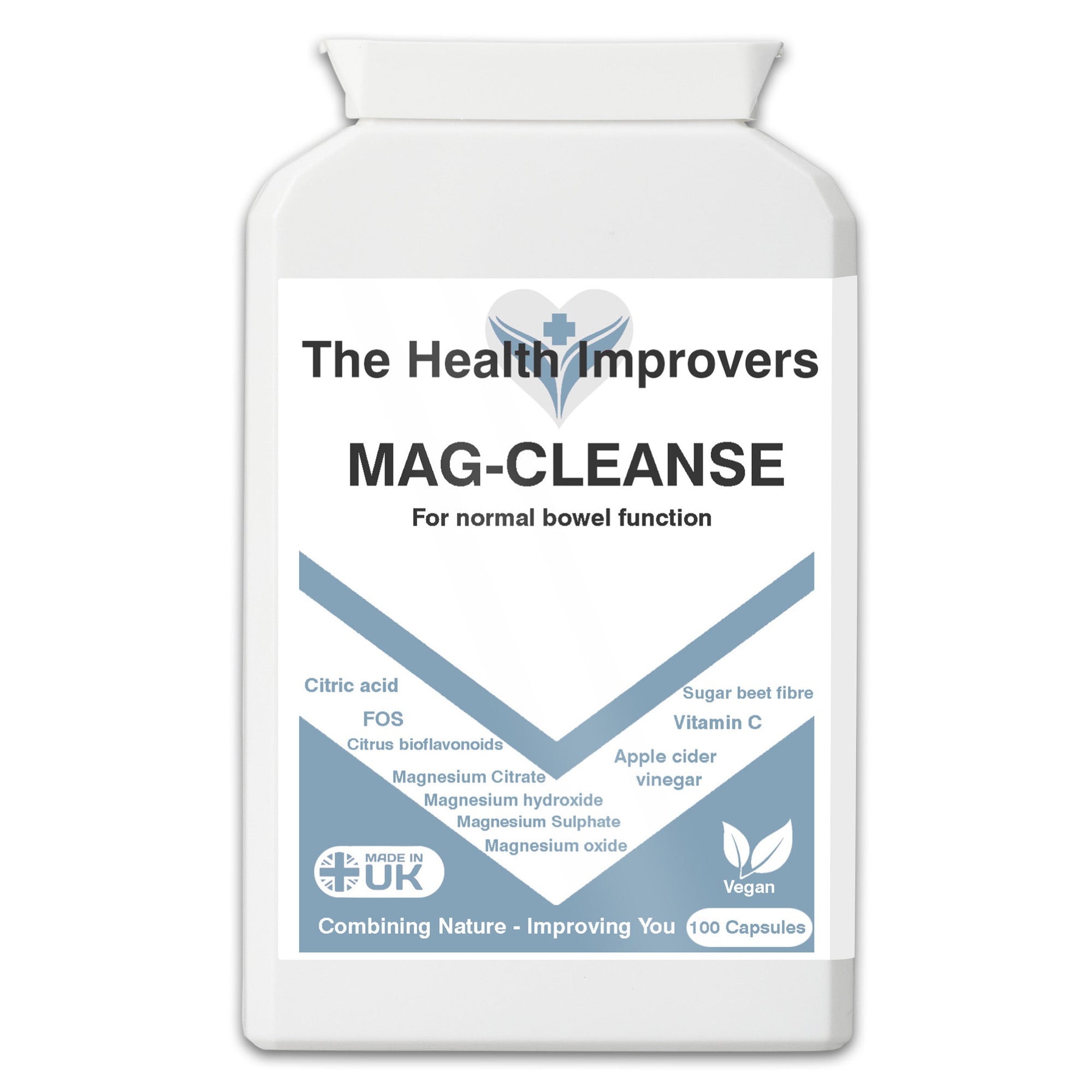 Mag-Cleanse | Magnesium Supplement | 4 Types of Magnesium | Digestive Regularity The Health Improvers