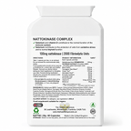 Nattokinase Complex back label with supplement facts