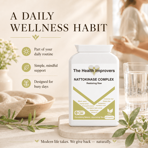 Nattokinase Complex as a daily wellness habit in an everyday routine