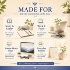 Nootro Brain made for study and exams, work and focus, screen-heavy days and everyday routine
