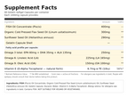 Omega 3 6 9 Complex - front of bottle - UK made vegan supplement