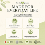Organic Daily Nutrient Booster made for everyday life and daily wellness