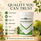 Organic Daily Nutrient Booster, certified organic, vegan and UK-made