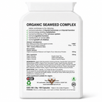 Organic Seaweed Complex back label with supplement facts