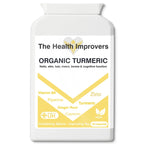 Organic Turmeric Supplement with Ginger and Black Pepper | Vegan | - The Health Improvers