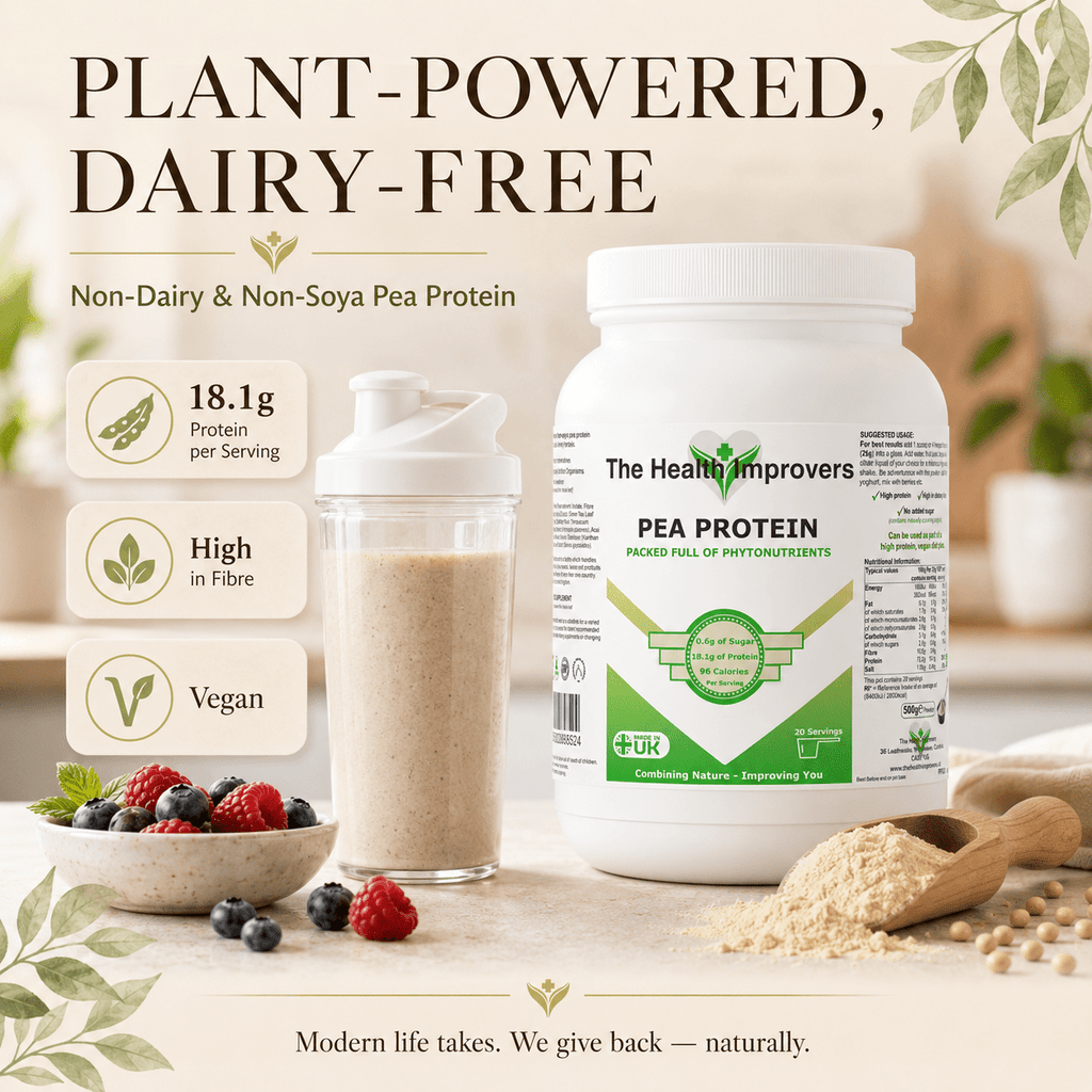 Plant-powered dairy-free Pea Protein as part of an everyday routine