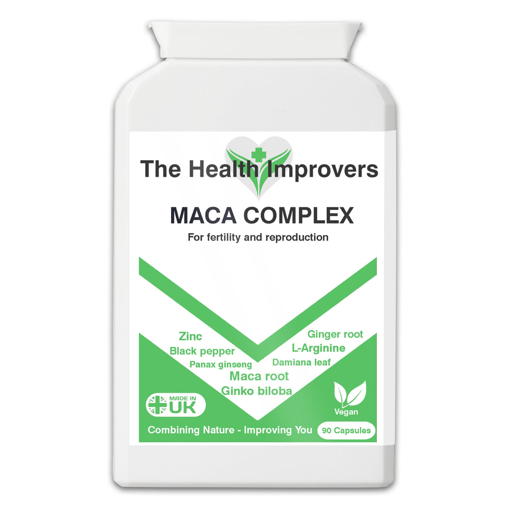 Powerful Maca Complex Supplement | 3000mg of Maca Root | The Health Improvers