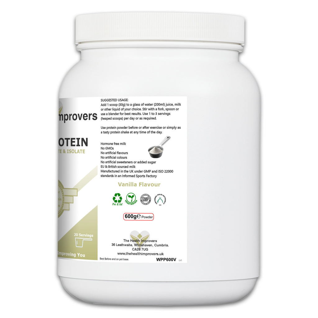 Premium Vanilla Whey Protein Powder | Muscle Growth & Recovery | 23g Per Serving THI