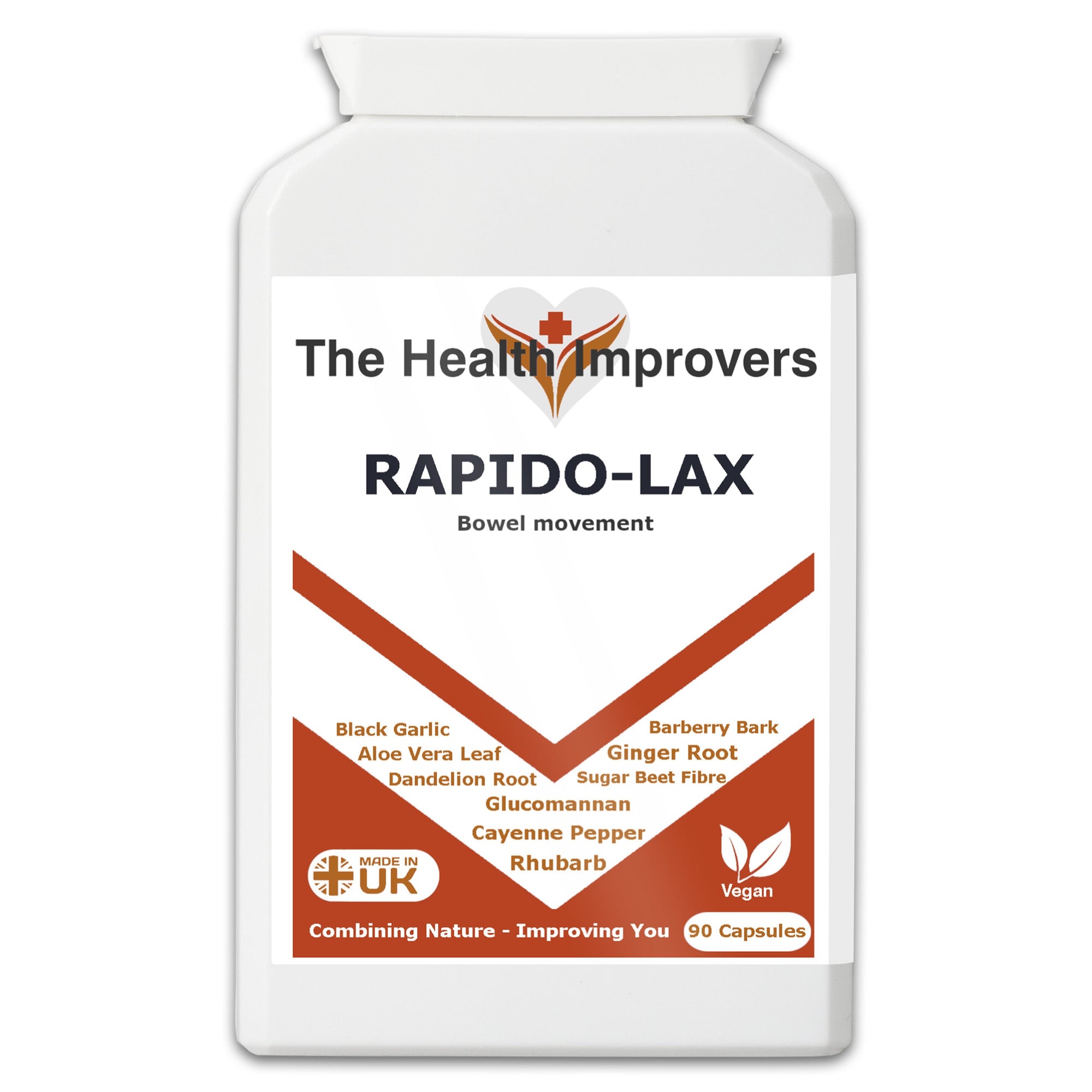 Rapido-Lax Supplement | Super Fast Acting | Vegan | The Health Improvers