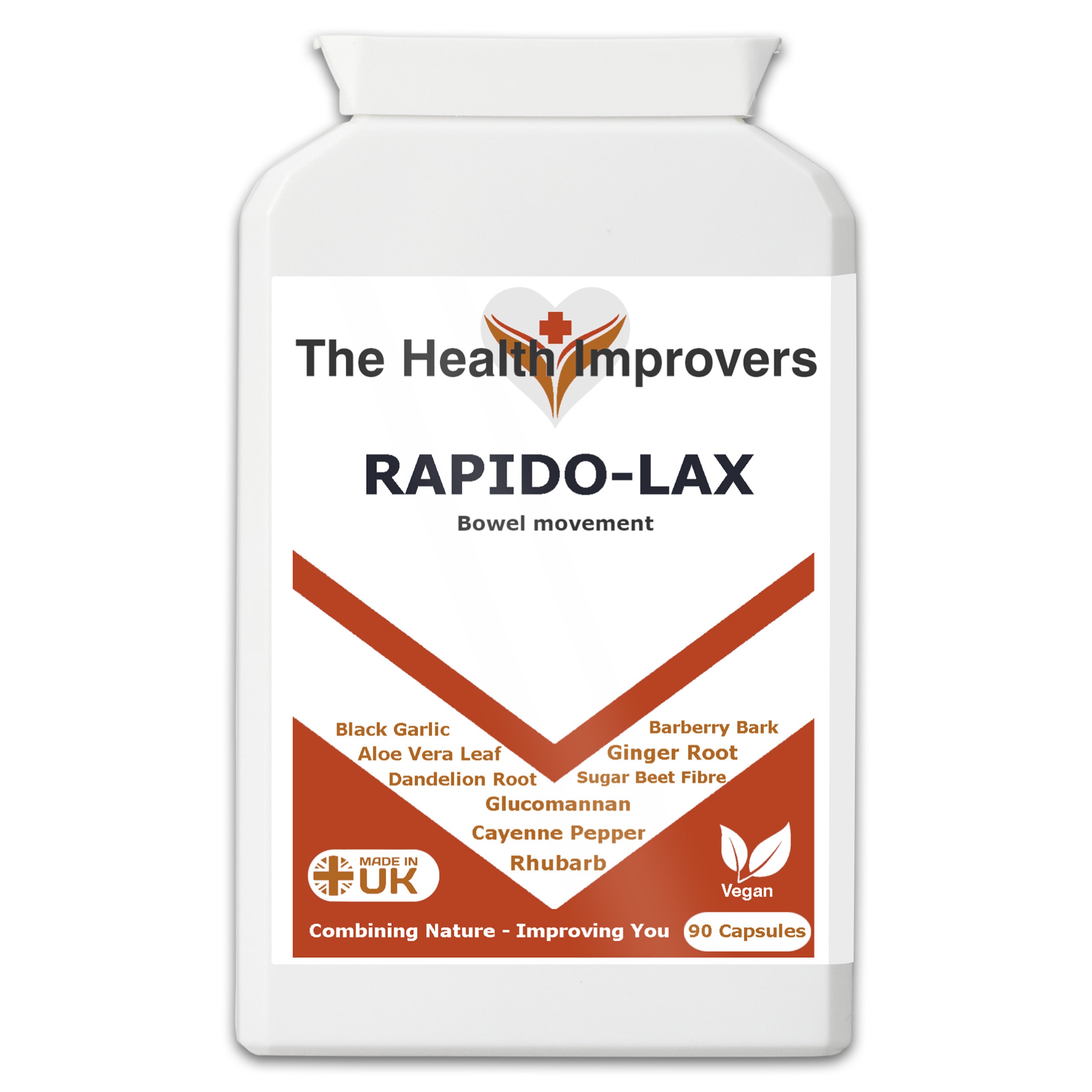 Rapido-Lax Supplement | Super Fast Acting | Vegan | The Health Improvers