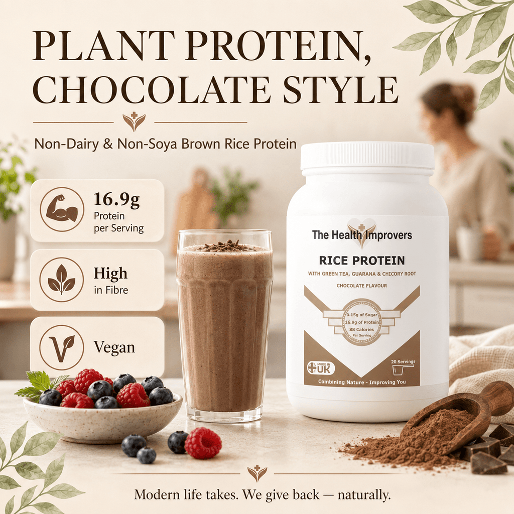 Plant protein chocolate style, Rice Protein as part of an active vegan routine