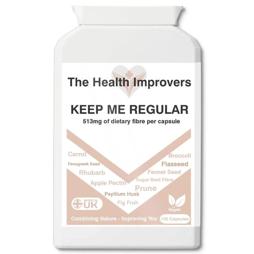 Fibre Complex for Digestive Regularity, Bloating & Gut Balance | Natural Stool Softener - The Health Improvers