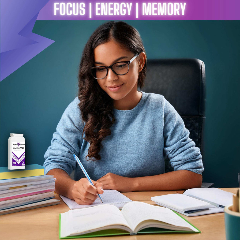 Nootro Brain | Natural Nootropic Brain Supplement | Focus | Memory | Clarity The Health Improvers
