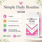 The One as a simple daily routine, one capsule daily with water