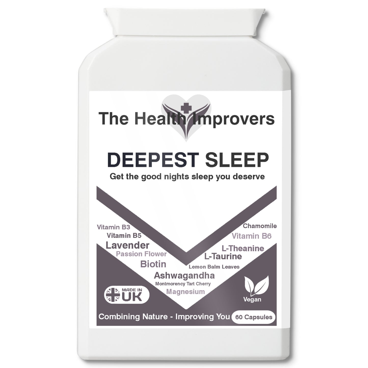 Strong Herbal Sleeping Pills Tablets For Insomnia With Magnesium & Ashwagandha