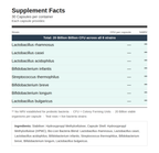 High Strength 8 Strain Probiotic | Vegan & Acid Resistant Capsules